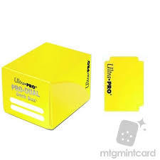 Ultra Pro Small Yellow Dual Deck Box 120